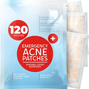 Acne Patches (120 Pack), Hydrocolloid Acne Patch with Tea Tree Oil - Pimple Patches for Face - Zit Patch and Pimple Stickers - Hydrocolloid Acne Dots for Healing Acne with Zit Patches - Acne Treatment KEYCONCEPTS