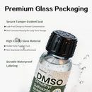 99.99% Pure DMSO Liquid - 2-Pack (2 fl oz Each) High Purity Dimethyl Sulfoxide Solvent - Crystal Clear Glass Bottles with Separate Dropper - Low Odor Infinity Warehouse
