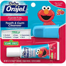 Baby Orajel Elmo Tooth & Gum Cleanser with Finger Brush, Fruity Fun, 0.7oz Orajel