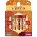 Burts Bees 100% Natural Moisturizing Lip Balm, Winter Variety Pack, Chai Tea, Pumpkin Spice, Vanilla Maple, Pomegranate, 4 Tubes of Lip Balm, 0.15 Ounce (Pack of 4) Burt's Bees