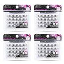Ardell False Eyelashes Double Up Individuals Knot-Free Long Brown 4 Pack Ardell