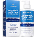 Hermon Antifungal Body Wash for Jock Itch: Tea Tree oil Body Wash for Jock Itch, Ringworm, Back Acne, Athlete's Foot, Tinea - Medicated Soap for Men and Women Infinity Warehouse