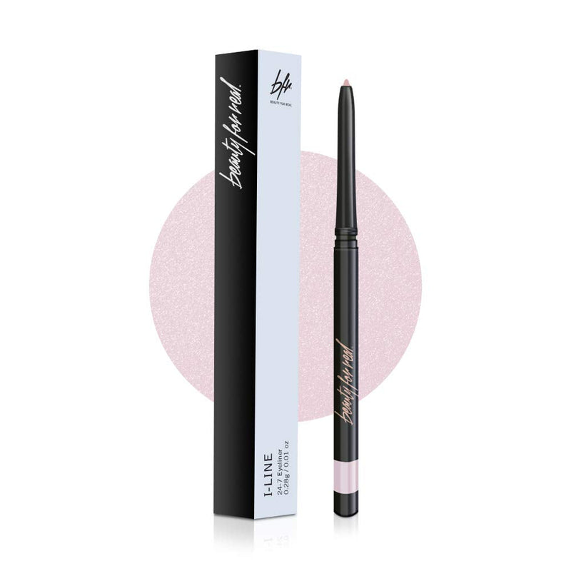 Beauty For Real I-Line 24-7 Eyeliner, Heaven’s Door - Rose Gold Pink Shimmer - Long-Wearing, Waterproof Gel Formula - Safe for Sensitive Eyes & Contact Lens Wearers - 0.01 oz Beauty For Real