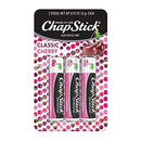 ChapStick Classic Cherry Lip Balm Tube, Flavored Lip Balm for Lip Care on Chafed, Chapped or Cracked Lips - 0.15 Oz (Pack of 3) Chapstick
