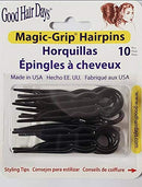 Good Hair Days Set of 10 Magic-Grip Hair Pins - Black Good Hair Days