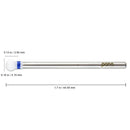 Pana 3/32" Professional Quality White Ceramic Ball Shaped Carbide Nail Drill Bit Medium Grit PANA