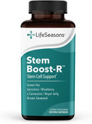LifeSeasons Stem Boost-R - Stem Cell Support - Naturally Repair Damaged Tissue - Vitamin Supplement Rich in Antioxidants - Royal Jelly, Spirulina, Blueberry, Brown Seaweed & L-Carnosine - 120 Capsules Infinity Warehouse
