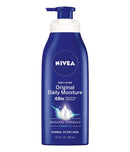 NIVEA Original Daily Moisture Body Lotion with Vitamin E, 16.9 Fl Oz Pump Bottle NIVEA