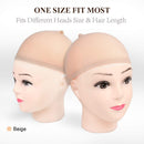 Wig Caps,MORGLES 20pcs Nude Wig Caps Beige Stocking Caps for Wigs Stretchy Nylon Wig Caps for Women MORGLES