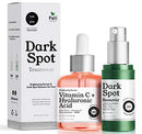 AM/PM Dark Spot Corrector Treatment - Overnight Kojic Acid Dark Spot Remover for Face /Body + AM Vitamin C Hyaluronic Acid Retinol Serum for Face, Tranexamic Acid Age Spot Acne Scar Treatment for Face FELI NATURALS