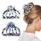 Shinowa Hair Clips, [2-Pack] Bohemian Tortoise Shell Hair Claw Clips Strong Hold Big Hair Jaw Clips for Thick Hair, Hair Accessories for Women Girls, Multi Color Shinowa