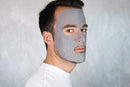 WOLF PROJECT | Men's Mud Mask Sheet For Face - Box of 5 - Pore Cleaner and Oil Control - Clarifying, Blackhead Removing, Korean Face Mask with Vitamin B3, C, E The Wolf Project Store