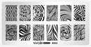 Whats Up Nails - B002 Water Marble to Perfection Stamping Plate for Nail Art Design Whats Up Nails