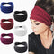 DRESHOW 6 Pack African Headbands Knotted Hairbands Yoga Sport Turban Head Wraps Wide Headband for Girls Hair Bands Accessories DRESHOW