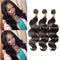 20 Inch Human Hair Weft Sew In Natural Black Brazilian Hair 3 Bundles Long Body Wave Unprocessed Hair Weave Extensions for Women 20"x3