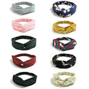 DRESHOW 10 Pack Boho Headbands for Women Girls Criss Cross Elastic Hair Bands Yoga Flower Headwraps Accessories DRESHOW