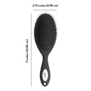 Detangling Brush Safe for Hair Extensions by The Hair Shop, 909 Ergonomic Detangler Brush for Dry or Wet Hair, Combs, Glides Thru Natural, Curly, For Men & Women The Hair Shop