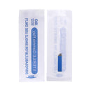 50PCS Blue U18 U-Shape Microblading Needles Eyebrow Tattoo Needles Permanent Makeup Manual Blades(U18) HiTreasure