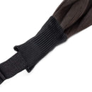 Braided Hair band Plaited Headband Elastic Stretch Wide Plaited Braids Braided Headband Synthetic Hairpiece Chunky Braided Headband Trendy Girls Women (Medium-five strands braided, dark brown) S-noilite Store