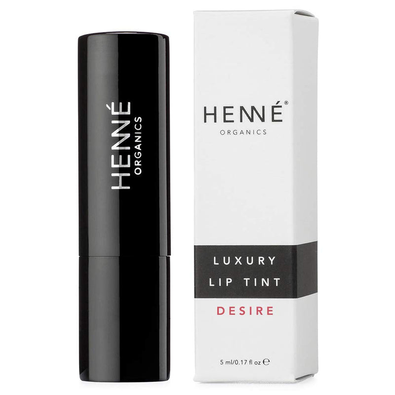 Henné Organics Luxury Lip Tint - Moisturizing, Sheer Natural Color - Desire Henné Organics Store