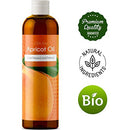 Nourishing Pure Apricot Kernel Oil - Apricot Seed Oil for Hair Skin and Nails plus Body Massage Oil and Anti Aging Skin Care Carrier Oil - Aromatherapy Apricot Oil Daily Moisturizer for Women and Men Maple Holistics