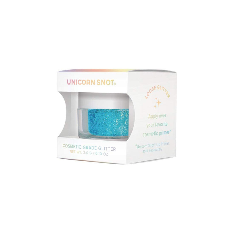 Unicorn Snot Holographic Hi Def Glitter - Cosmetic Grade - for Hair, Face, Eyeshadow, Body Art, Lipgloss, Nails (Blue) UNICORN SNOT