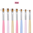 Beetles Gel Nail Brush, 7Pcs Poly Extension Gel Brush, Nail Art Tips Builder Brush Nail Painting Brush Pen Set for Home and Salon Use beetles Gel Polish