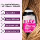 GOBIOTIX Hair Skin and Nails Vitamin Supplement - 10000mcg Biotin Pills with Hyaluronic Acid, Folate, Iron, Magnesium, and Zinc - Collagen Production, Hair Growth - 30 Servings Infinity Warehouse