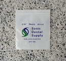 Sonic Dental - Clear Non Latex 5/16" Heavy 4.5 oz - Orthodontic Elastic - Braces - Small Dental Rubber Bands - Made in the USA Sonic Dental Supply