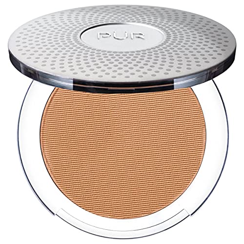 PÜR 4-in-1 Pressed Mineral Makeup SPF 15 Powder Foundation with Concealer & Finishing Powder - Medium to Full Coverage Foundation Makeup - Cruelty-Free & Vegan Friendly PÜR MINERALS