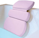 Gorilla Grip Original Spa Bath Pillow Features Powerful Gripping Technology, Comfortable, Soft, Large, 19.5x14.5, Luxury 3-Panel Design for Shoulder, Neck Support, Fits Any Size Tub, Jacuzzi, Pink Gorilla Grip Store