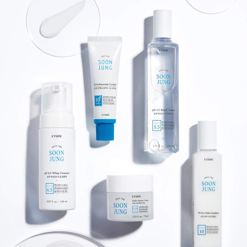ETUDE SoonJung 2x Barrier Intensive Cream 60ml (21AD) | Hypoallergenic Shea Butter Hydrating Facial Cream for Sensitive Skin, Water-oil Balance Panthenol Heals Damaged Skin | K-beauty Etude House