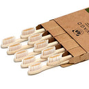 VIVAGO Biodegradable Bamboo Toothbrushes 10 Pack - BPA Free Soft Bristles Toothbrushes, Eco-Friendly, Organic, Compostable Natural Wooden Toothbrush VIVAGO