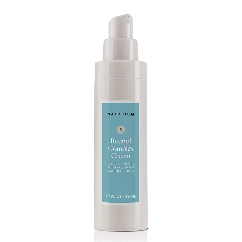 Retinol Complex Face Cream 2.5% - 1.7 oz, Radiant Complexion, Even Skin Texture, Moisturizing Skin Repair Facial Cream with Retinol Complex Plus Hyaluronic Acid & Vitamin E by Naturium Naturium Store