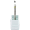 USA PANA Professional 3/32" Shank Size - Small Pear Shape Silver Carbide Bit Extra Fine Grit - Nail Drill Bit for Manicure Dremel Machine PANA