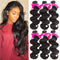 Beauty Princess Body Wave Human Hair 3 Bundles Double Weft 9A Brazilian Hair Bundles (20/22/24Inch) Wingirl