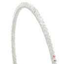 Thin Rainbow White Crystal Beads Chains Hair Crown Headband Hair Hoop Hairband Party, Unique COOLSTEELANDBEYOND