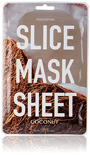 Slice Sheet Mask - Coconut by Kocostar for Unisex - 1 Pc Mask (I0102846) Kocostar