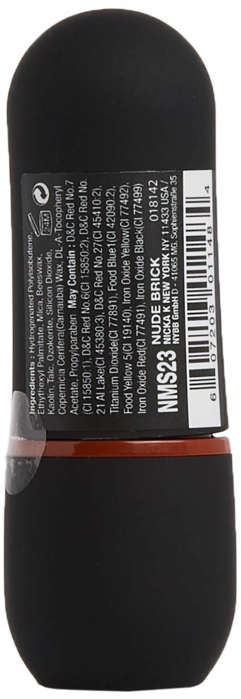 NICKA K Vivid Matte Lipstick - NMS23 Nude Brick Nicka K
