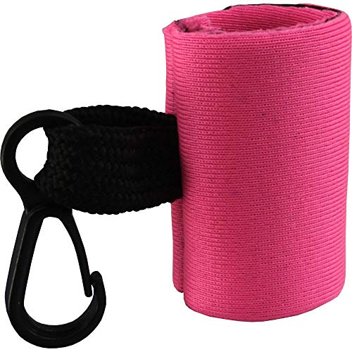 Kage 1 Clip-On Neoprene Pink Sleeve Lip Balm Holster Lipstick Holder Key Chain Kage