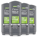 Dove Men+Care Body Wash for Men's Skin Care Extra Fresh Effectively Washes Away Bacteria While Nourishing Your Skin 18 oz 4 Count DOVE MEN + CARE