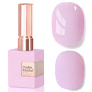 Double Rhythm 0.5 Oz Gel Nail Polish Neutral Natural Same Color Same Bottle Translucent Light Milky Pastel 15ML Manicure French Design Art DIY at Home (Pearl Green-B1146) Infinity Warehouse