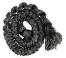Mehron Makeup Crepe Hair 12-inch Braid (Dark Grey) Mehron Store