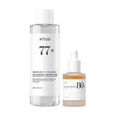 Anua Skin Relief Duo for Calming Skin, Heartleaf 77 pH 5.5 Soothing Toner, Heartleaf 80 Calming Ampoule for Sensitive Skin, panthenol B5, Hydrating, Soothing Effect, Vegan, Korean Skincare Set Infinity Warehouse