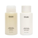 OUAI Medium Shampoo and Conditioner Set - Sulfate Free Shampoo and Conditioner for Medium Hair - Made with Keratin, Shea Butter & Avocado Oil - Free of Parabens & Phthalates (10 Fl Oz) Infinity Warehouse
