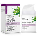 Collagen Face Cream - Anti Aging Daytime Facial Moisturizer - Firming & Tightening Wrinkle Care - Youthful Skin Hydrating Lotion - Pore Minimizer - Counteracts Blue Light - Hyaluronic Acid & Vitamin C InstaNatural