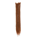 20" Dreadlock Extension Ombre For Hip-Hop Synthetic Heat Resistant Faux Locs Dread Reggae Extension Twist Braiding Faux Locs Crochet For Man Women (15strands/3packs,light auburn) S-noilite