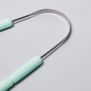Boka Rasana Stainless Steel Tongue Cleaner and Scraper with Linen Travel Pouch, Remove Tongue Buildup and Freshen Breath (Pack of 1) Boka