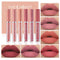 6 Colors Matte Liquid Lipstick Makeup Set, Matte Velvety Long-Lasting Wear Non-Stick Cup Not Fade Waterproof Lip Gloss (B) Topcent