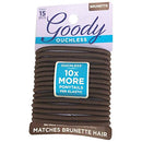 Goody WoMens Ouchless Braided Elastics, Brown, 15 Count GOODY Store